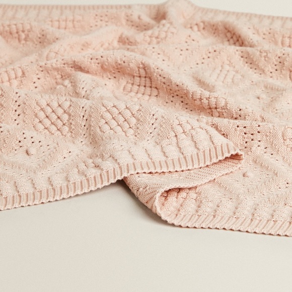 Textured cotton blanket - Picture 4 of 6